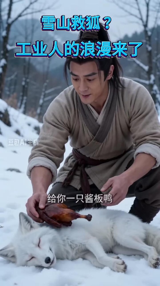 古风创意短片·雪山救狐